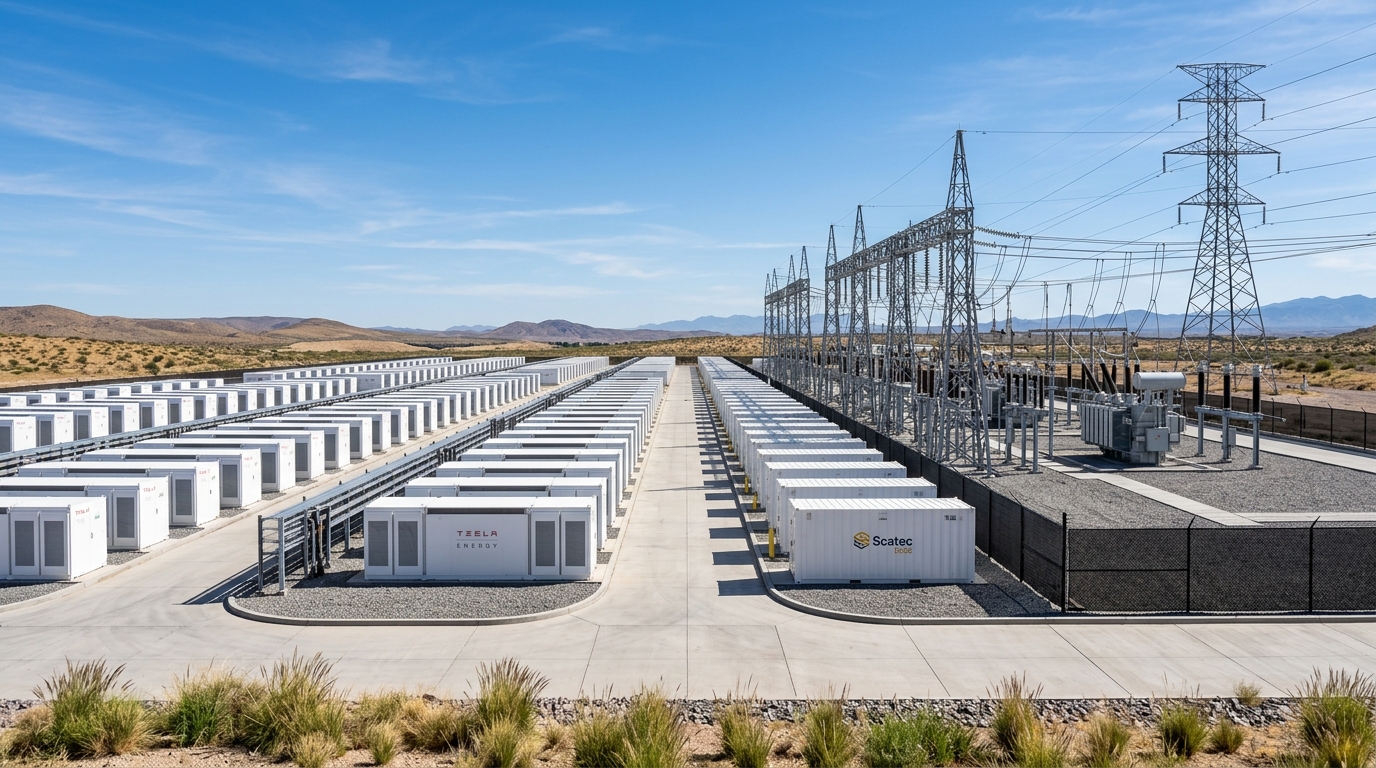 Battery substation storage